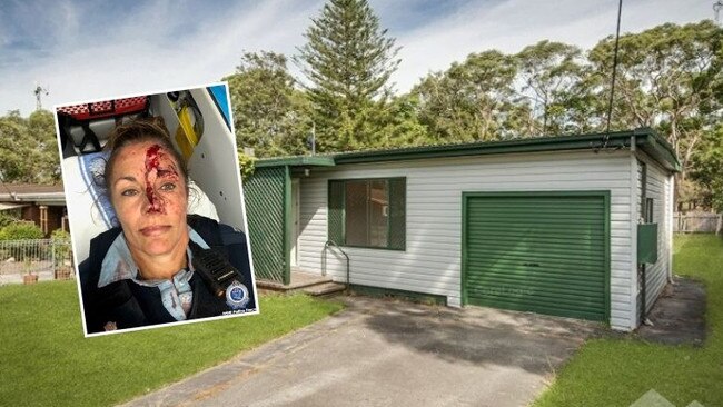 A female police officer was allegedly assaulted by a man, 28, who lived at this Walu Ave address at Halekulani, NSW. Picture: supplied