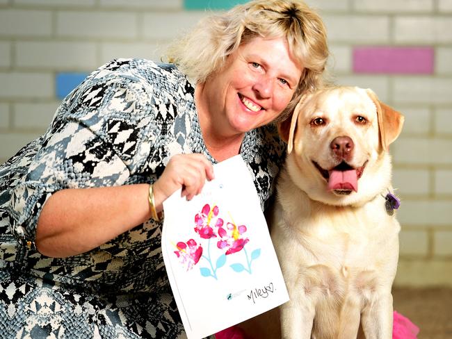 Dogtopia Retreat have helped celebrate Mother's Day for all their dog-mums. Natasha Pattel with her 5yo Labrador Miley. Picture Alix Sweeney