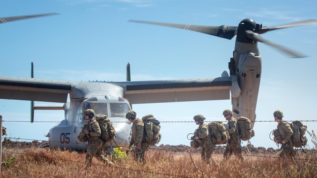 ADF join US Marines in 2021 for a rotational training event in the Northern Territory.