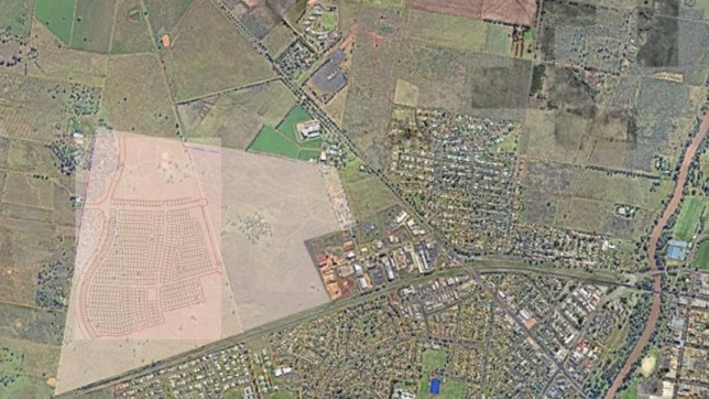 Wider map of proposed subdivision in Dubbo. Photo: Supplied.