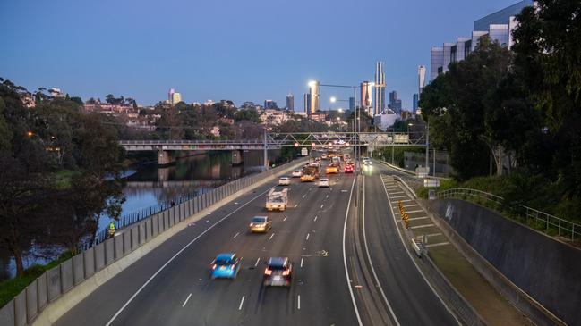 Transurban’s toll-road in Melbourne. Picture: Simon Anders