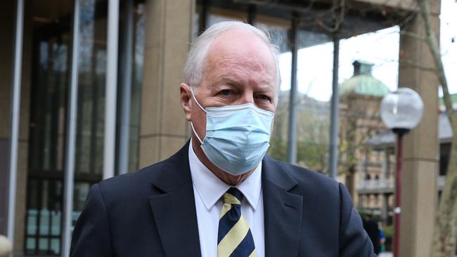 Former Detective Paul Mayger, who investigated Lynnette Dawson's disappearance in the early 1990s, is seen leaving the Supreme Court in Sydney. Picture: NCA Newswire/ Gaye Gerard