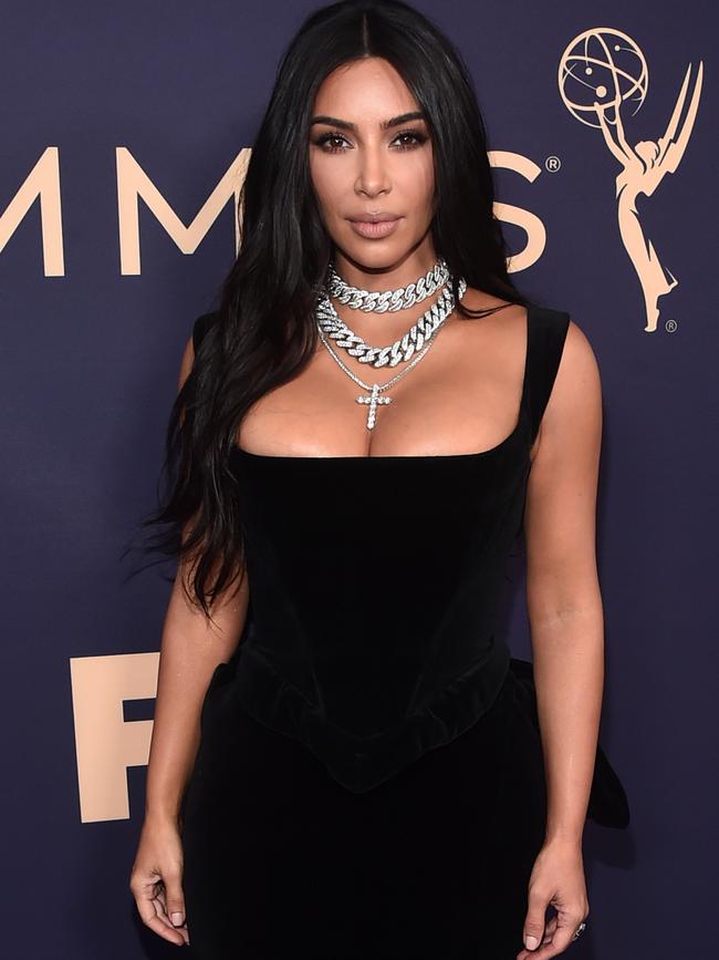 Kim Kardashian attends the 71st Emmy Awards. Picture: Getty