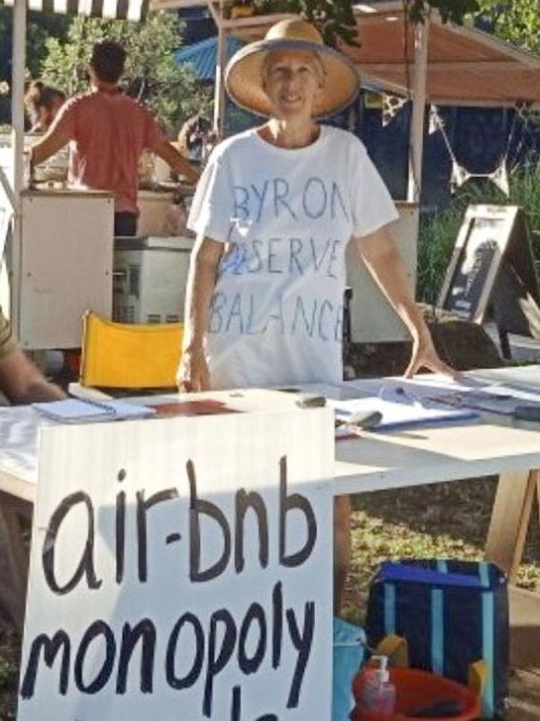 Long-term cap campaigner Liz Friend in Byron Bay.