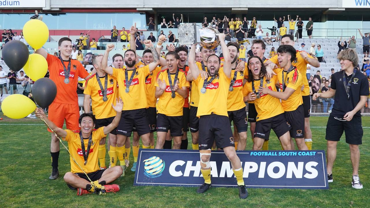 Coniston FC were Illawarra Premier League champions in 2023. Picture: Football South Coast