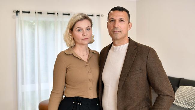 Charif Kazal, with his wife Agnes, is demanding the Federal Attorney-General act immediately to clear his name after he was wrongly called corrupt by ICAC. Picture: Patrick Woods.