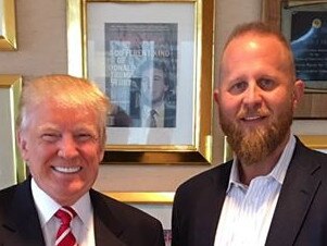 Brad Parscale with Donald Trump. Picture: Supplied