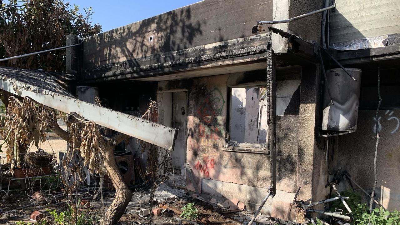 One of the massacre sites in Israel. Picture: Andrew Wallace MP