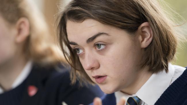 Rising star ... British actor Maisie Williams in a scene from The Falling.