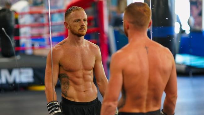 Luke Jackson has been reinvigorated under new trainers as he new trainers as he prepares for his first fight in 15 months. Picture: Dennis Vollmer/Skyline Productions