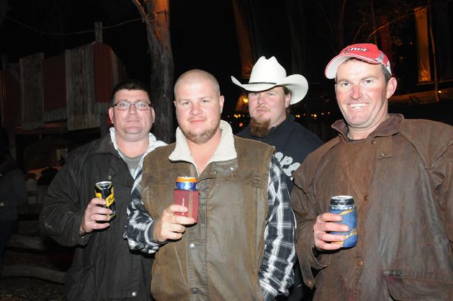 Doug Hender, Arron Hakey, Budgie Fitzgerald and Darren Williamson. Picture: Craig Warhurst