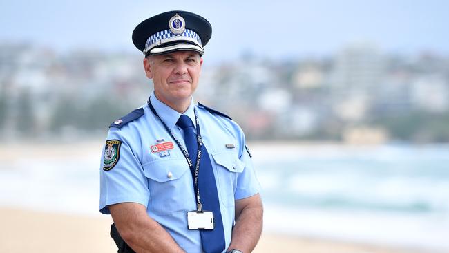 Northern Beaches crime manager Detective Inspector Craig Wonders. Picture: (AAP Image/Joel Carrett)