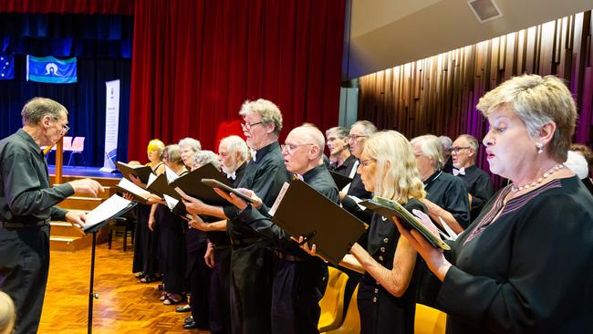 Chillingham Voices performing at the Tweed Shire Australia Day ceremony at Tweed Heads Civic and Cultural Centre Auditorium