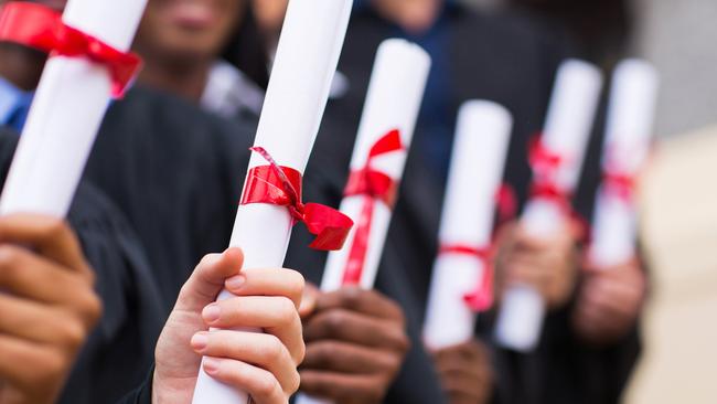 A new study has highlighted a significant decline in the income advantages of university degrees in Australia. Picture: Supplied.