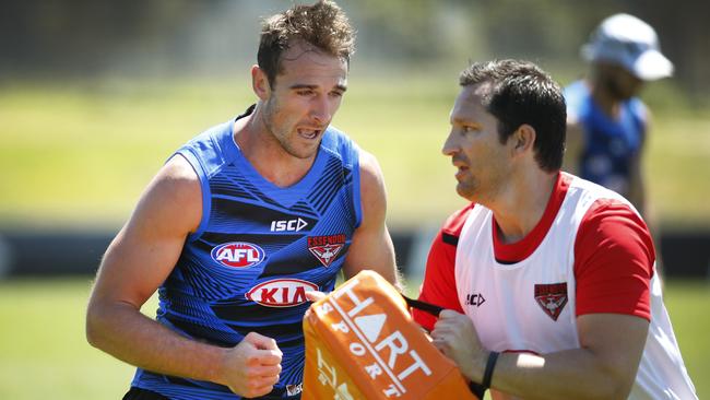 Essendon player Jobe Watson during training at the Essendon Training facility in Tullamarine. Picture: David Caird