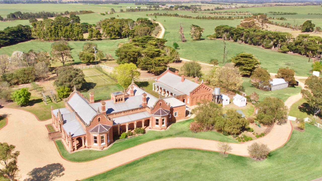 Also on the property are original stables with nine horse stalls and six stables, eight-stand raised board shearing shed, cattle yards, modern machinery shed, hay shed and an authentic storage shed with sliding door.