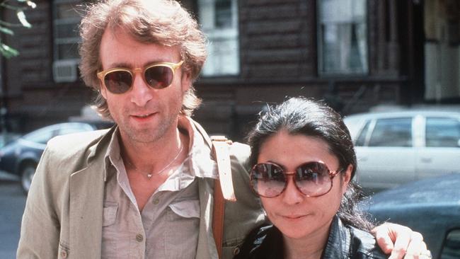 In the 1969 hit The Ballad of John and Yoko by The Beatles, how many acorns are tied in a sack? Picture: John Lennon and his wife, Yoko Ono, arrive at The Hit Factory, a recording studio in New York City. AP Photo / Sands