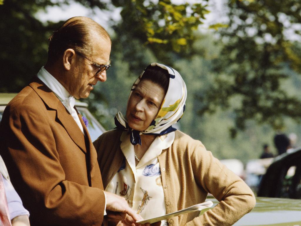 The love of her husband Prince Philip helped the Queen through the royal family’s dark times. Picture: Tim Graham Photo Library via Getty Images