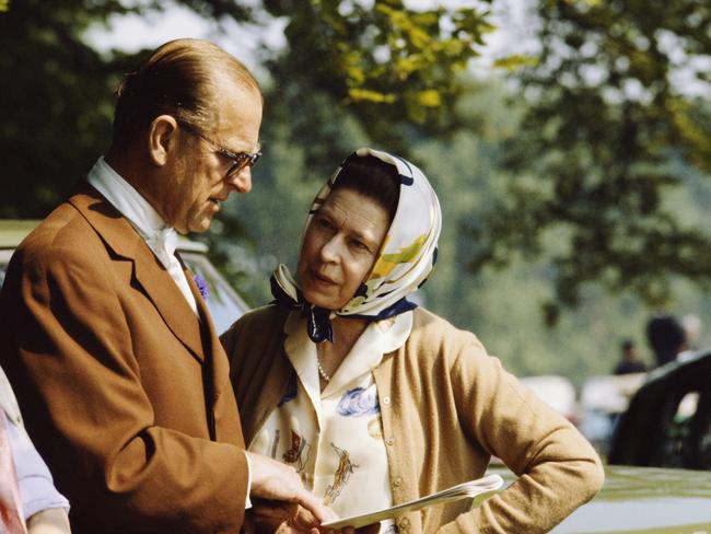 The love of her husband Prince Philip helped the Queen through the royal family’s dark times. Picture: Tim Graham Photo Library via Getty Images