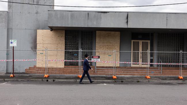 A general view of the synagogue that was attacked on Friday December 6. Picture: NewsWire/Diego Fedele