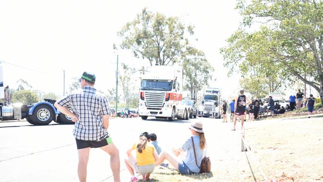 Families travelled from across the state to attend the Lights on the Hill Trucking Memorial at Gatton on Saturday, September 20, 2023.