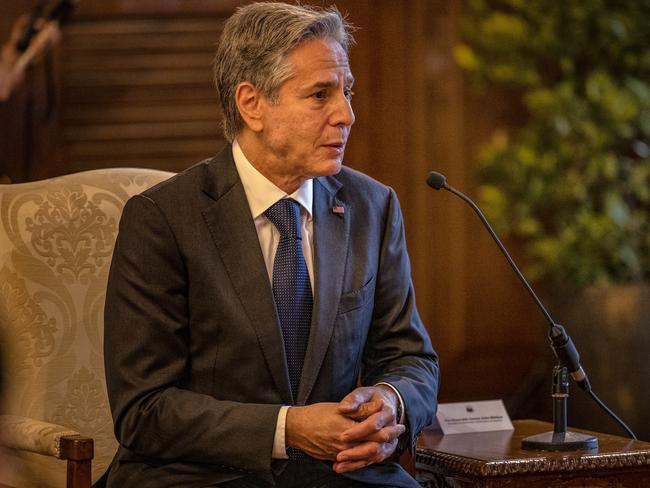 US Secretary of State Antony Blinken said the defence treaty between the US and Philippines is ‘iron-clad’. Picture: Ezra Acayan/Getty Images