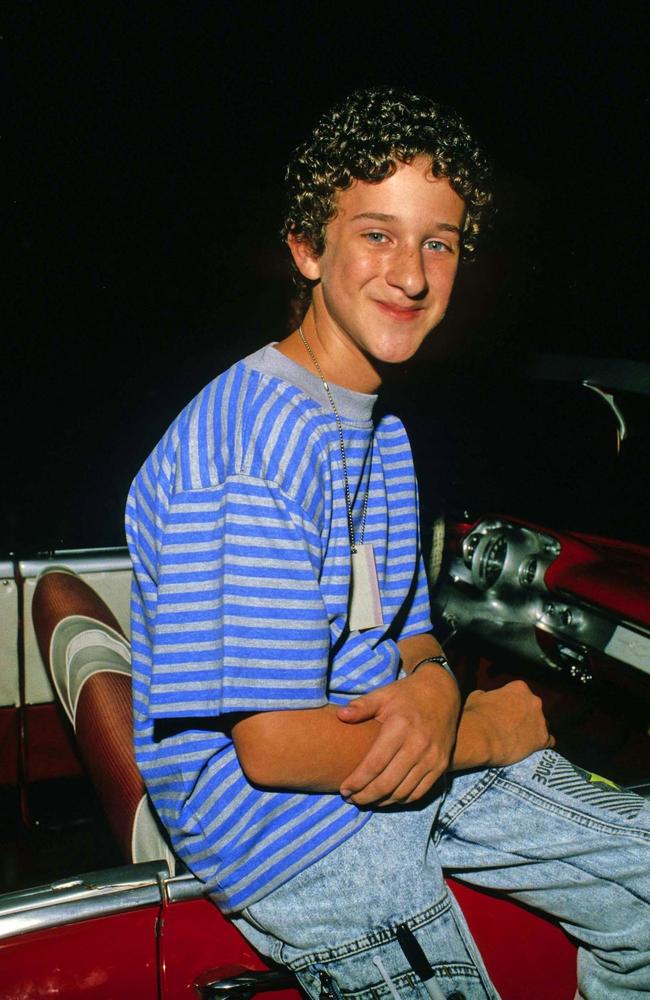 Dustin Diamond was only 12 years old when he was cast as Screech. Picture: BACKGRID