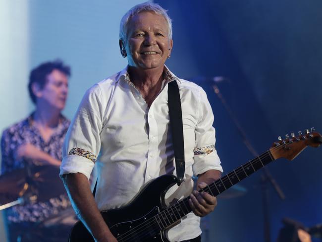 Iva Davies of Icehouse performs during Fire Fight Australia in Sydney in February. Picture: Getty Images