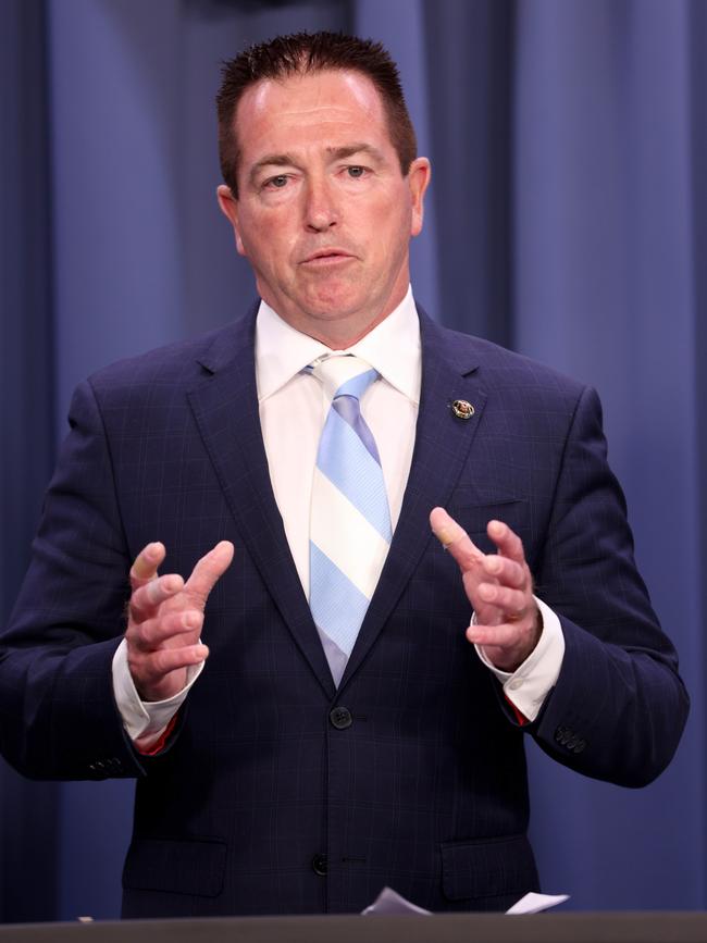 Police Minister Paul Toole. Picture: NCA NewsWire / Damian Shaw