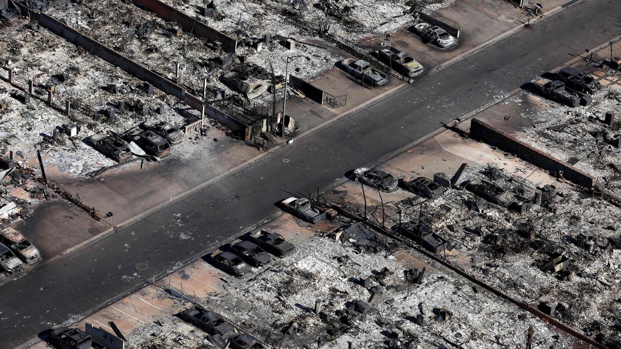 Survivors have said they had no warnings before the blaze tore through the town. Picture: Justin Sullivan/Getty Images/AFP