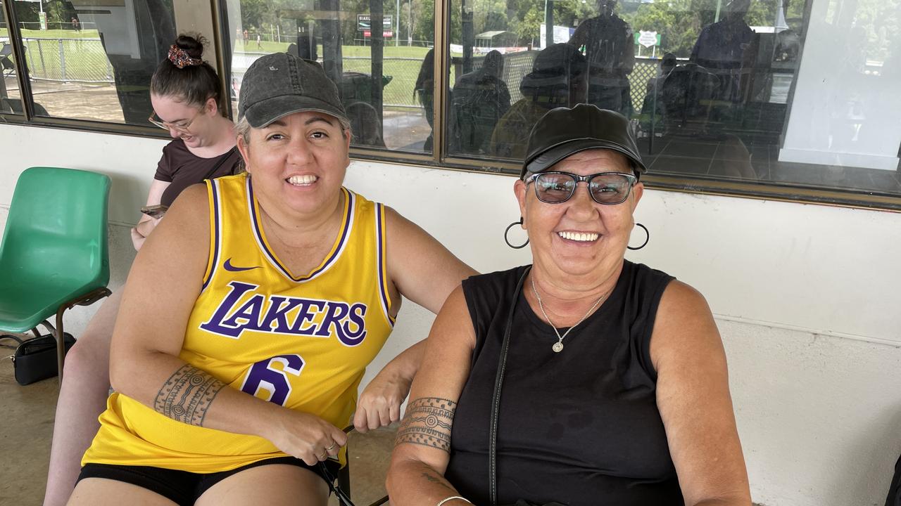 Alli Landers and Barbara Pearce at the 2024 Sunshine Coast Bunyas Rugby League Carnival. Picture: Iwan Jones