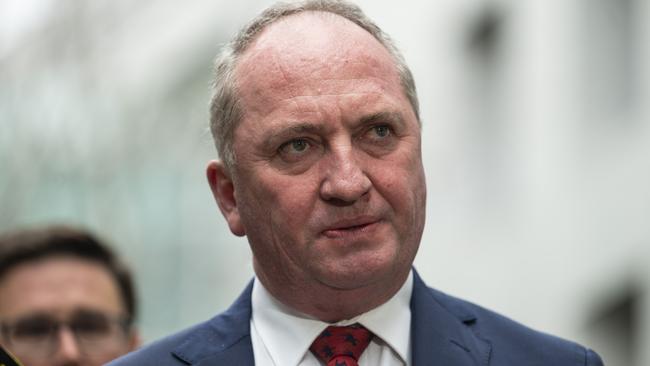 Barnaby Joyce says the rumours are ‘utter rubbish’. Picture: NCA NewsWire / Martin Ollman