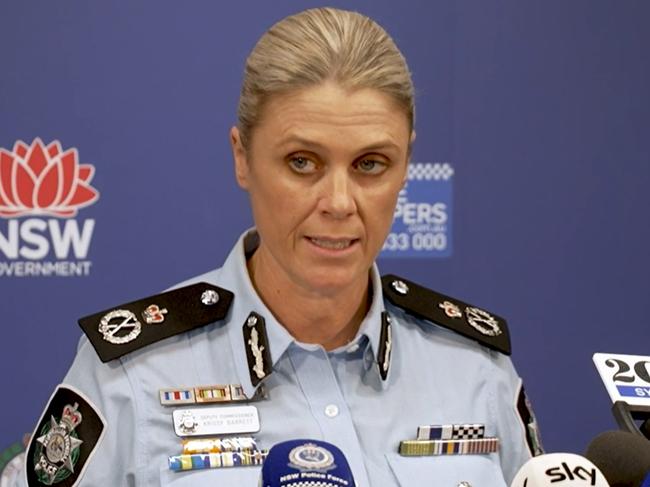 AFP Deputy Commissioner Krissy Barrett will fly to Melbourne on Sunday night ahead of meetings with Melbourne counterparts.