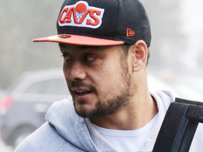 FOR TUESDAYS PAPER SEE ADAM MOBBS Jarryd Hayne has visited the Parramatta Eels on their trip to Seattle flying in for 24 hour period and going to The City church service in Kirkland on Sunday morning. Picture: Adam Taylor