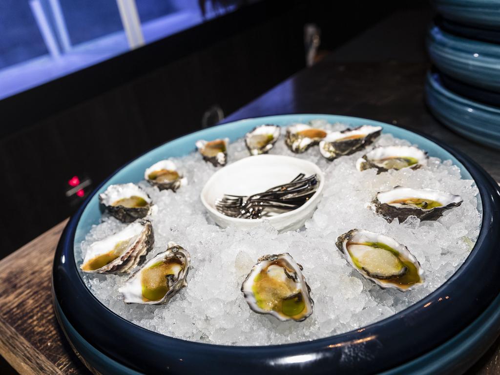 Chuuka’s delicious oysters. Picture: Brook Mitchell/Getty Images