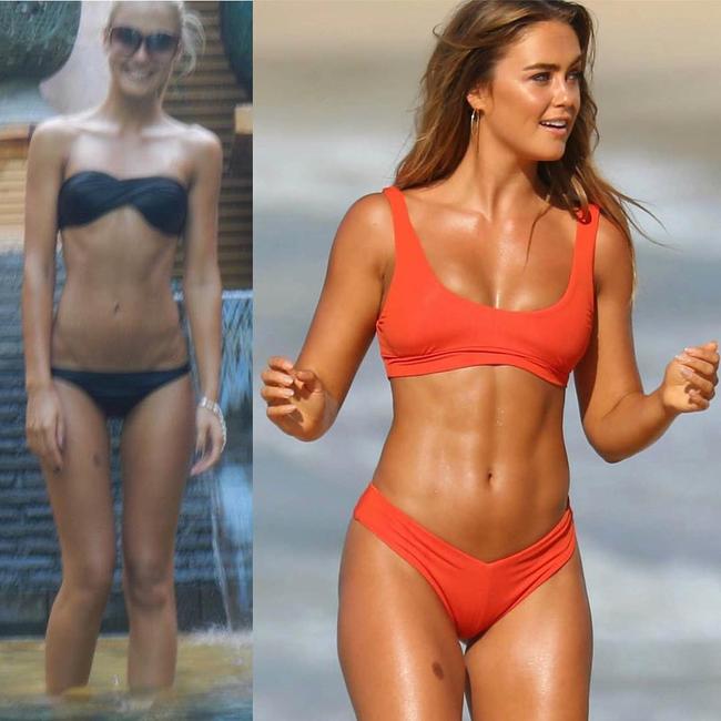 Steph Claire Smith has shared side-by-side images of her body previously.