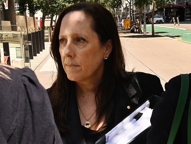 31/10/2023:  Scientist in charge of Queensland's DNA lab, Linzi Wilson-Wilde Linzi Wilson-Wilde leaves after giving evidence on Project 13 at the DNA inquiry.   pic: Lyndon Mechielsen/The Australian