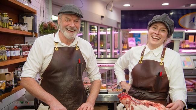 Ashleigh McBean is a fifth-generation butcher. Picture: Jason Edwards