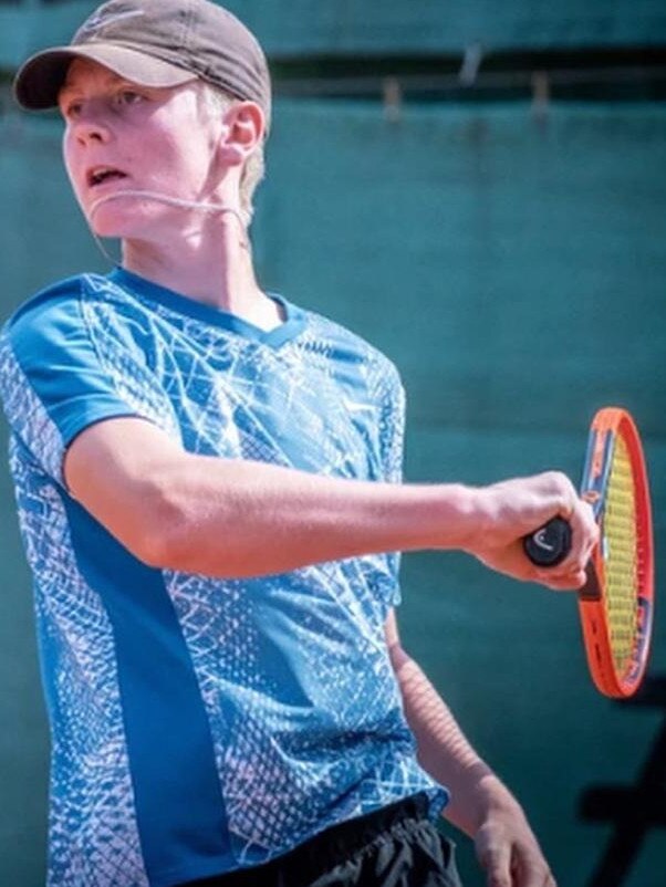 The teenage tennis player has already achieved international success. Picture supplied