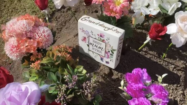 Michale Chandler’s grave site in Maryborough. Picture: Supplied