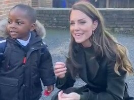 Kate Middleton gives her remembrance poppy away