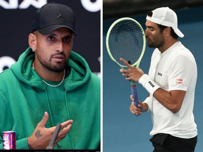 Nick Kyrgios and Matteo Berrettini.