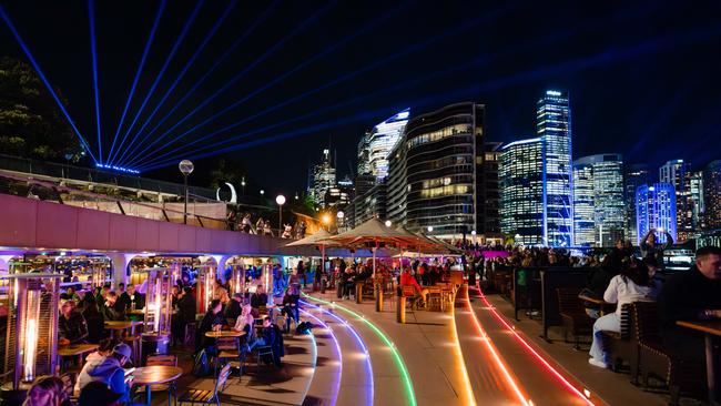 The government maintains a reduction in funding for Destination NSW did not impact Vivid. Picture: Supplied
