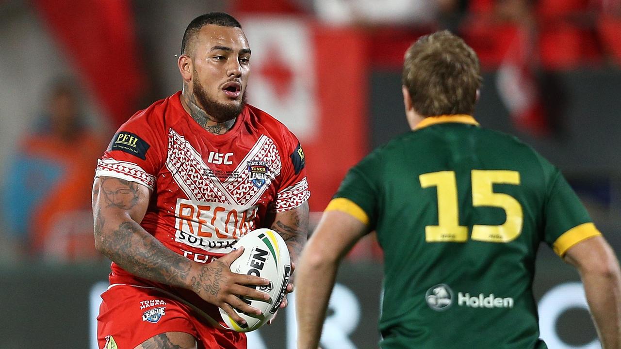Addin Fonua-Blake would like the opportunity to play in the Origin arena. (AAP Image/David Rowland)