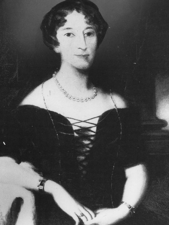 A portrait of Elizabeth Macarthur.