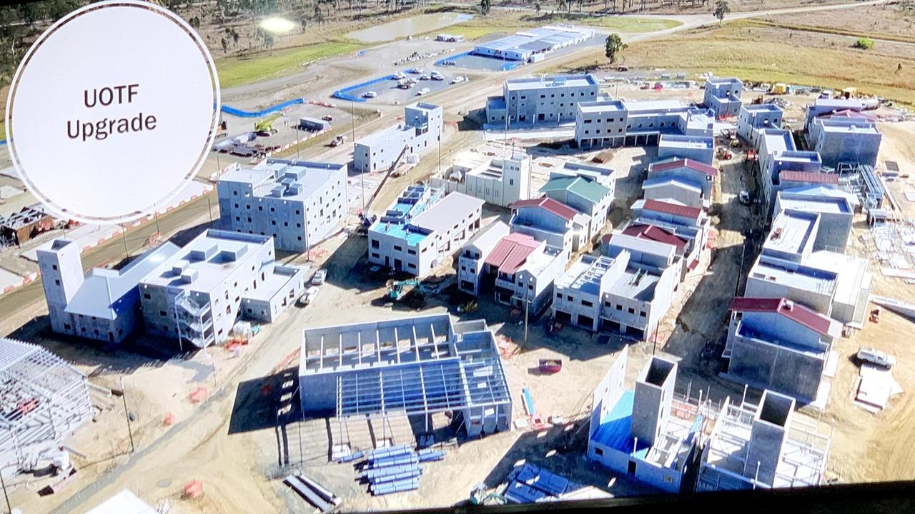 Construction of the Urban Operations Training Facility by Downer FKG at Shoalwater Bay Training Area.