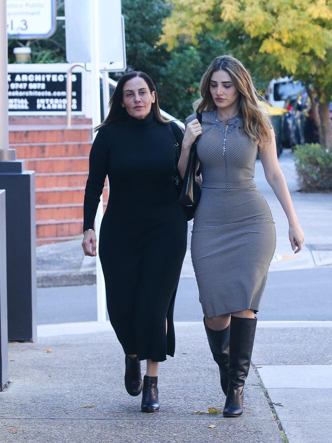 She faced Burwood Local Court with her mother. Picture NCA NewsWire / Gaye Gerard