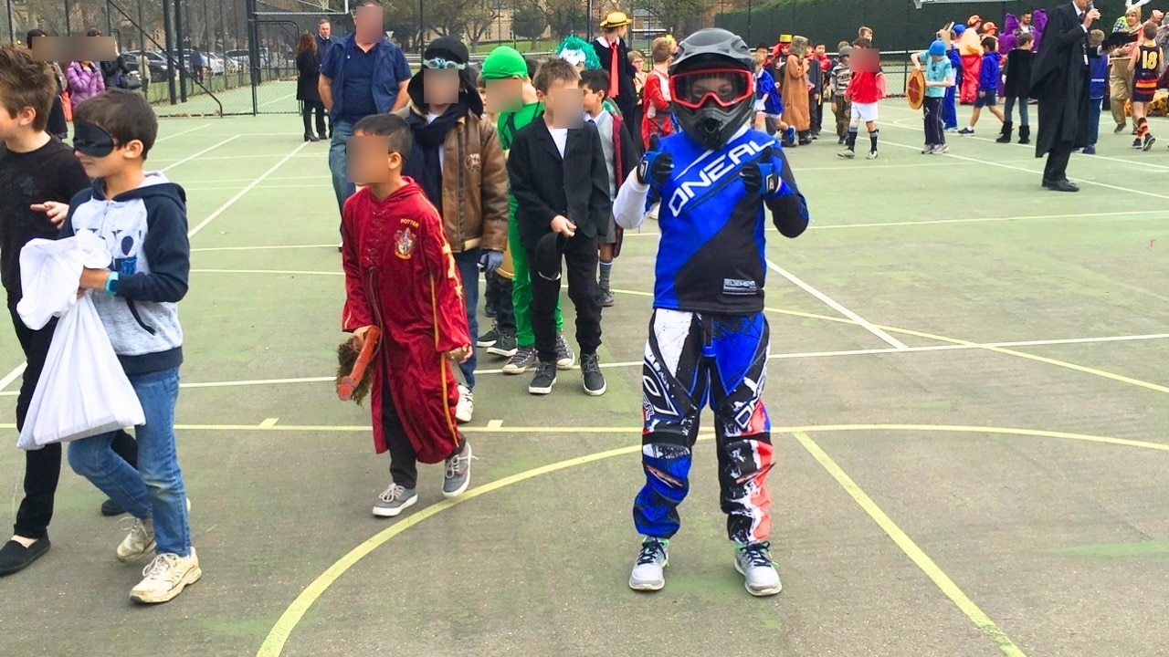 Can you guess the book this BMX outfit is based on? Image: Nama Winston