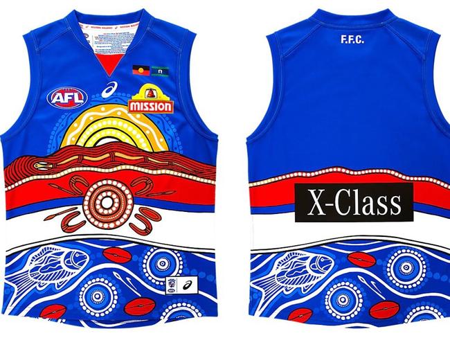 Western Bulldogs 2020 Sir Doug Nicholls Indigenous Round jumper.