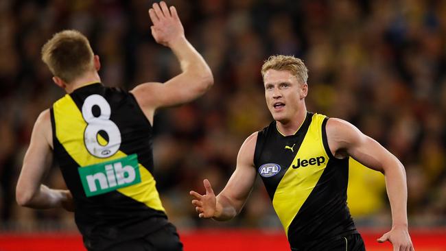 Will anyone be able to stop the Jack Riewoldt — Josh Caddy combination? Picture: Getty Images